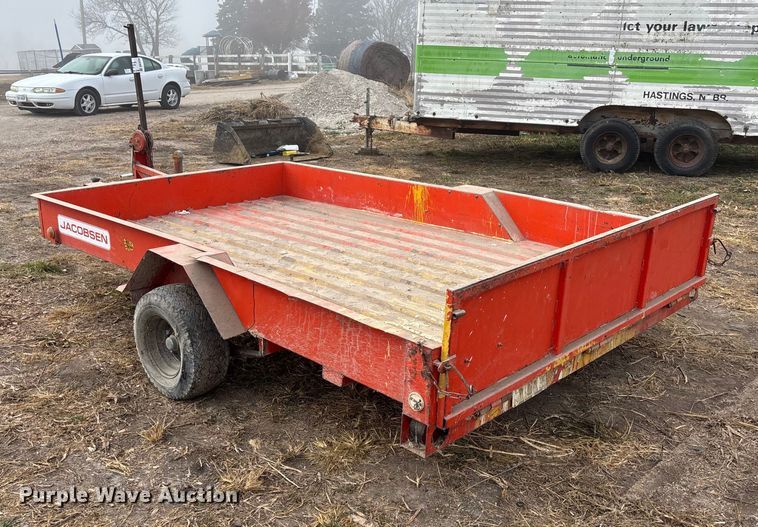 image for item DK0226 Jacobsen tilt deck utility trailer