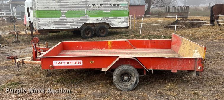 image for item DK0226 Jacobsen tilt deck utility trailer