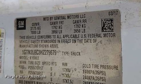 image for item DP5156 2017 GMC Sierra 1500 pickup truck