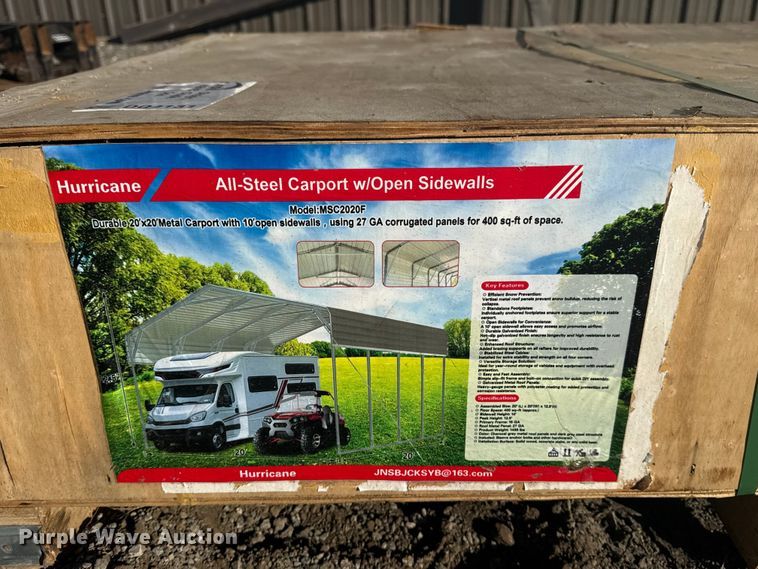 image for item DQ4131 Hurricane carport