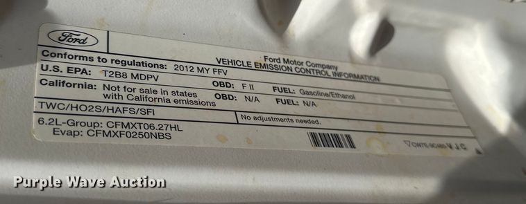 image for item DQ7727 2012 Ford F350 Super Duty Crew Cab pickup truck