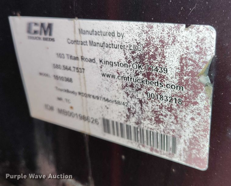 image for item DT0774 2018 Chevrolet Silverado 3500HD Crew Cab flatbed pickup truck