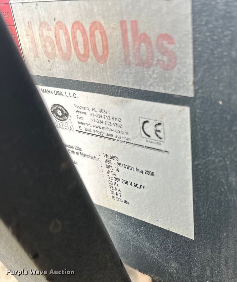 image for item DT6411 (4) Maha MCL 16 column lifts