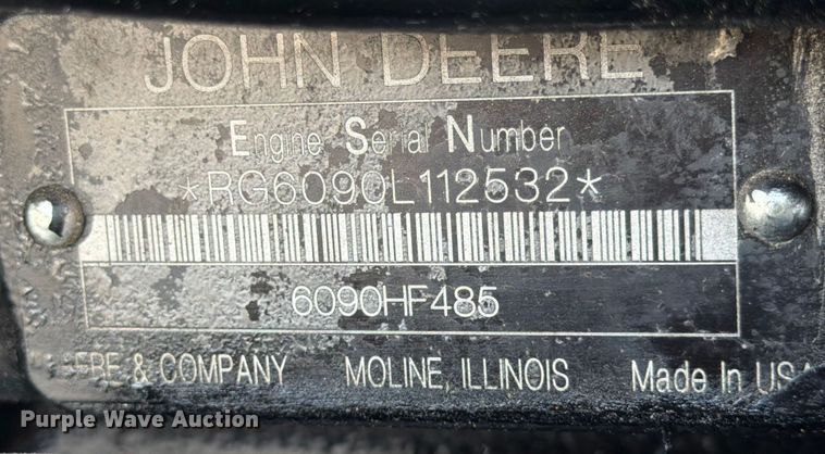 image for item DX5879 John Deere 6090 power unit