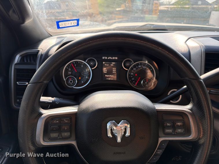 image for item DX5882 2022 RAM 3500 flatbed truck