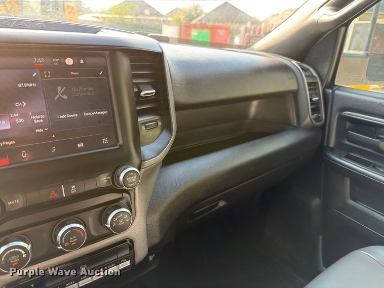 image for item DX5882 2022 RAM 3500 flatbed truck