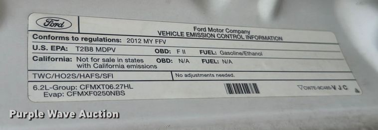 image for item DX5892 2012 Ford F350 Super Duty flatbed pickup truck