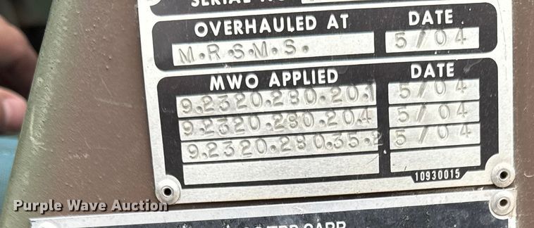 image for item EA2015 2004 AM General M998 SUV