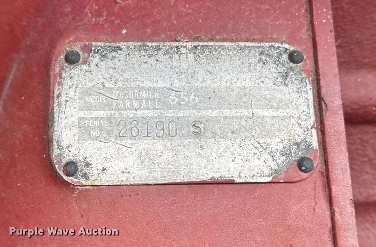 image for item EA2029 1967 International Farmall 656 tractor