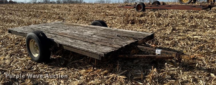 image for item EA2038 Shop built utility trailer