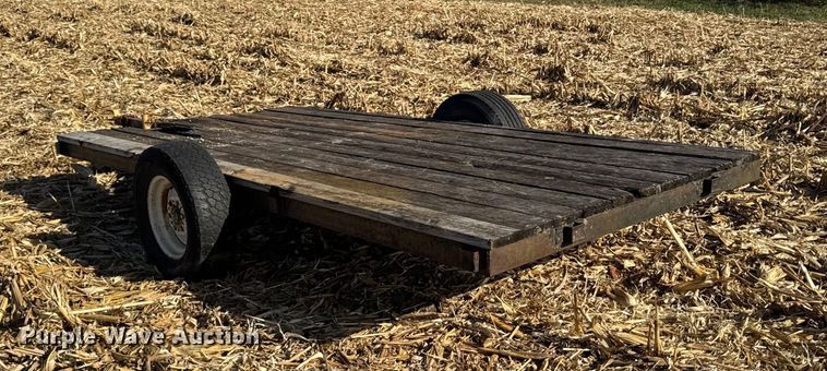 image for item EA2038 Shop built utility trailer