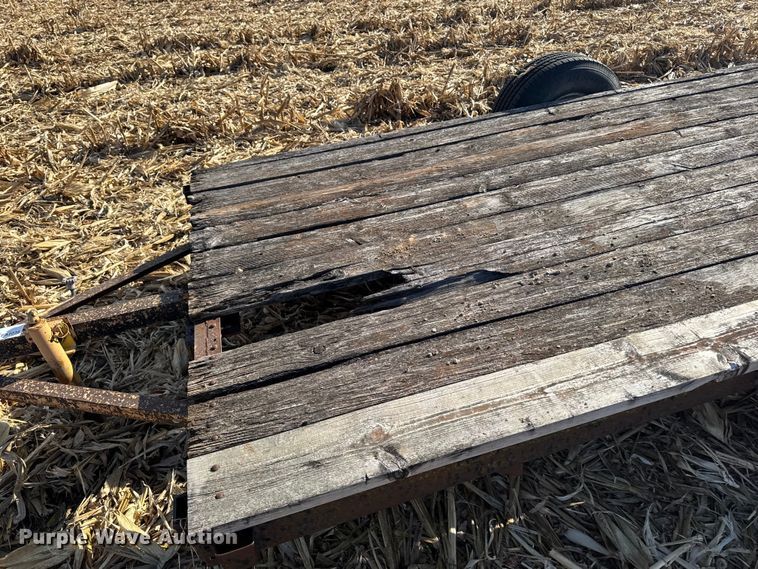 image for item EA2038 Shop built utility trailer