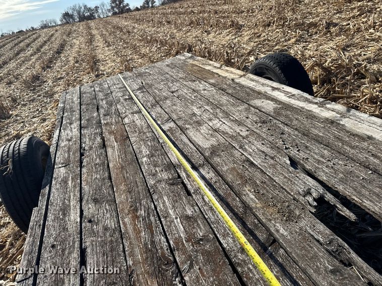 image for item EA2038 Shop built utility trailer