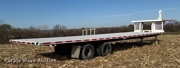 image for item EA2043 1977 Landoll drop tilt deck equipment trailer