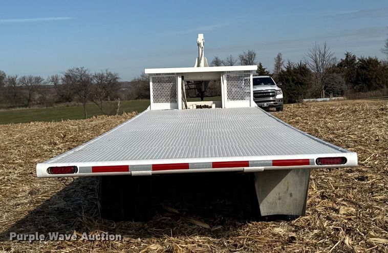 image for item EA2043 1977 Landoll drop tilt deck equipment trailer