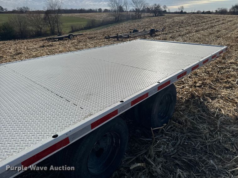 image for item EA2043 1977 Landoll drop tilt deck equipment trailer