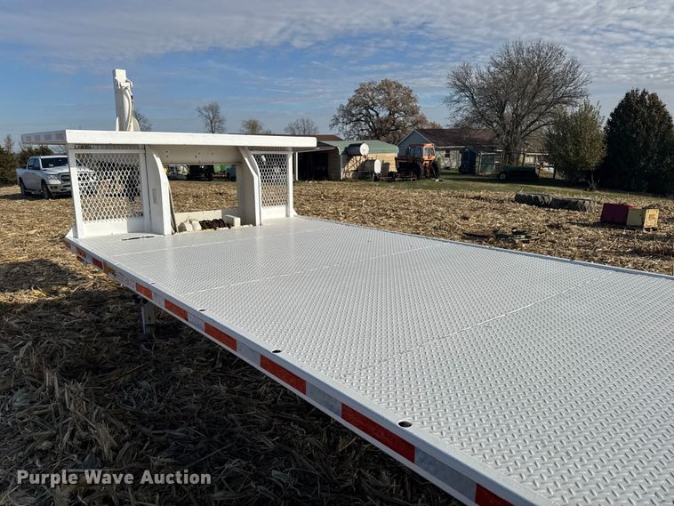 image for item EA2043 1977 Landoll drop tilt deck equipment trailer