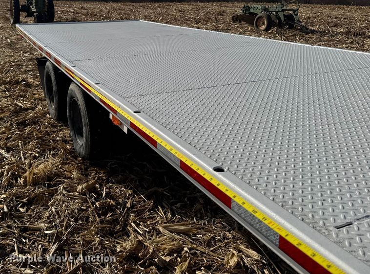 image for item EA2043 1977 Landoll drop tilt deck equipment trailer