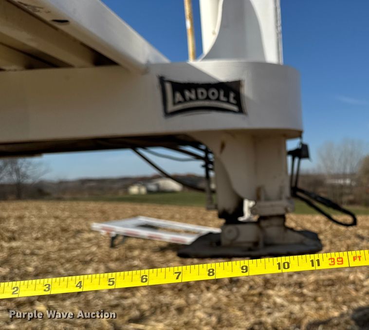 image for item EA2043 1977 Landoll drop tilt deck equipment trailer