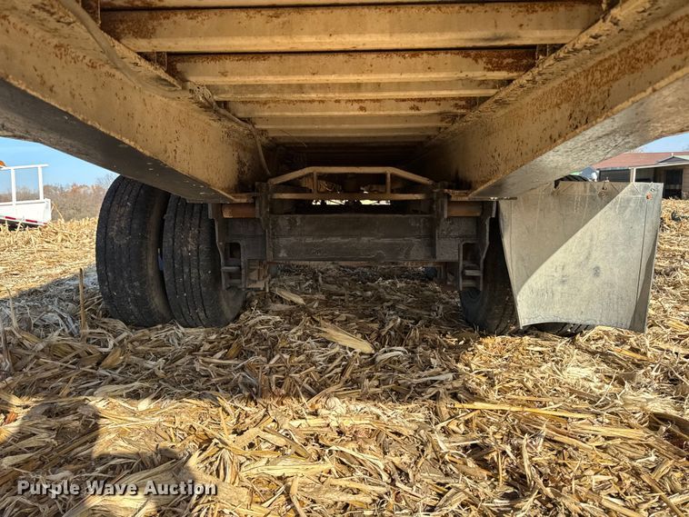 image for item EA2043 1977 Landoll drop tilt deck equipment trailer