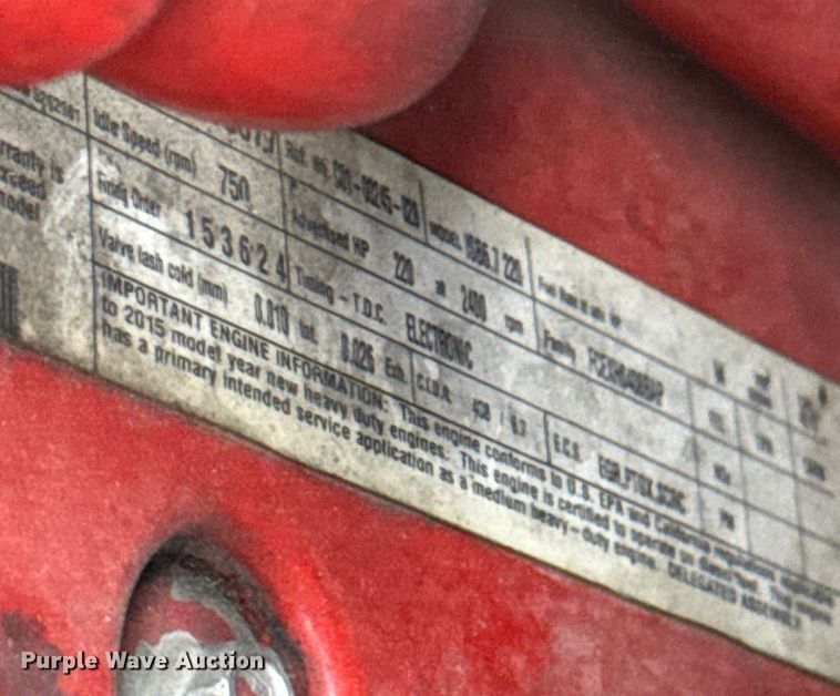 image for item EA2101 2016 Freightliner M2 box truck