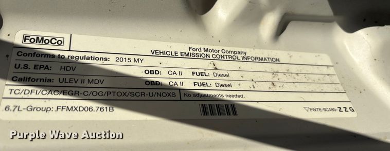 image for item EA7740 2015 Ford F250 Super Duty Crew Cab pickup truck