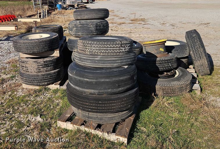 image for item EB8459 (6) pallets of tires and wheels