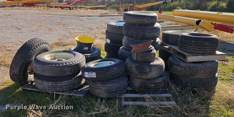 image for item EB8459 (6) pallets of tires and wheels