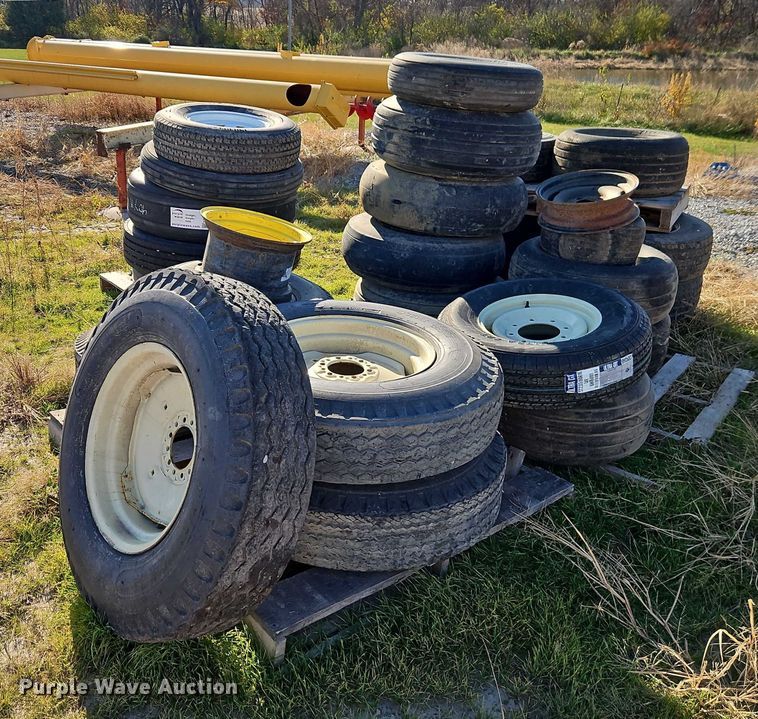 image for item EB8459 (6) pallets of tires and wheels