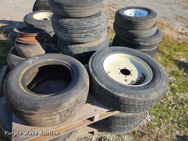 image for item EB8459 (6) pallets of tires and wheels