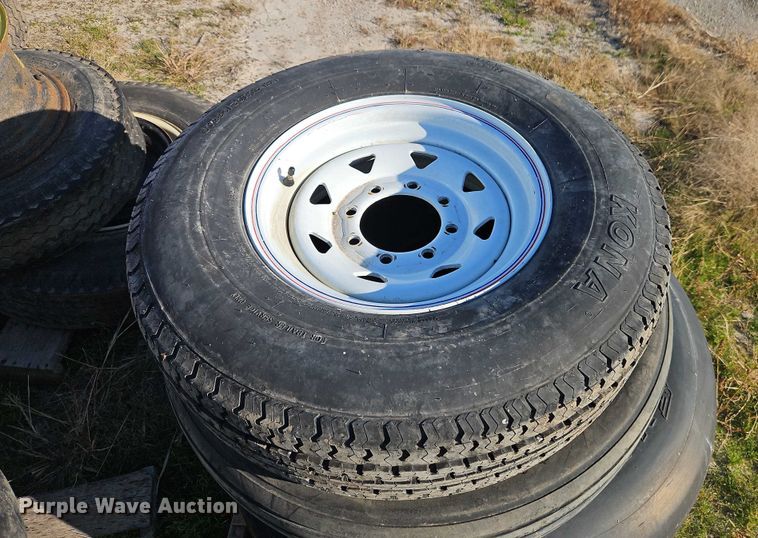 image for item EB8459 (6) pallets of tires and wheels