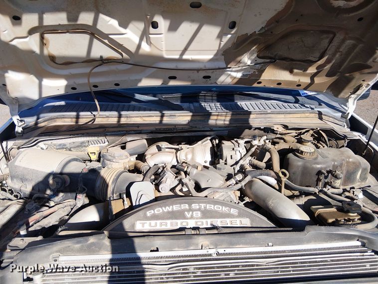 image for item EC1294 2008 Ford F250 Super Duty flatbed pickup truck