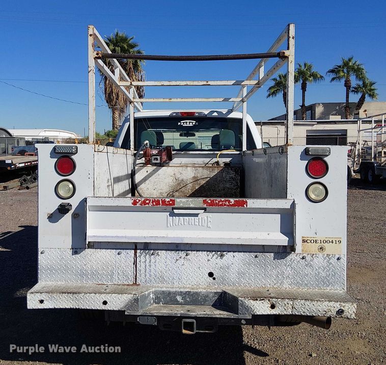 image for item EC1303 2017 Ford F250 Super Duty Crew Cab utility bed pickup truck