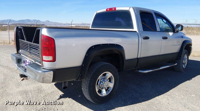 image for item EC1314 2003 Dodge Ram 2500 Quad Cab pickup truck