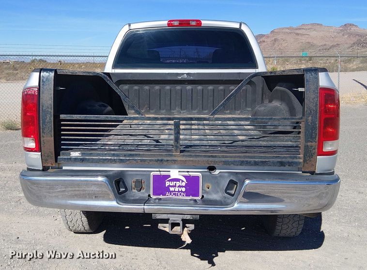 image for item EC1314 2003 Dodge Ram 2500 Quad Cab pickup truck