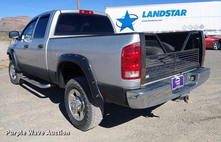 image for item EC1314 2003 Dodge Ram 2500 Quad Cab pickup truck