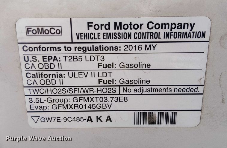 image for item EC1329 2016 Ford Explorer Limited SUV