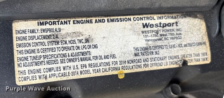 image for item EC3911 2015 Clark C25 forklift