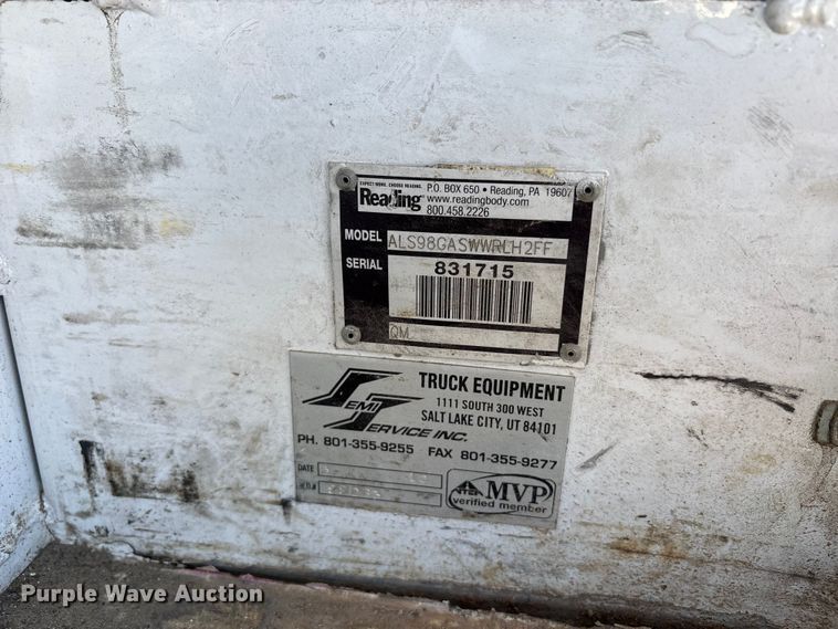 image for item EC8122 2015 Ford F250 Super Duty XLT Crew Cab utility bed pickup truck