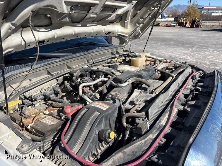 image for item EC8122 2015 Ford F250 Super Duty XLT Crew Cab utility bed pickup truck