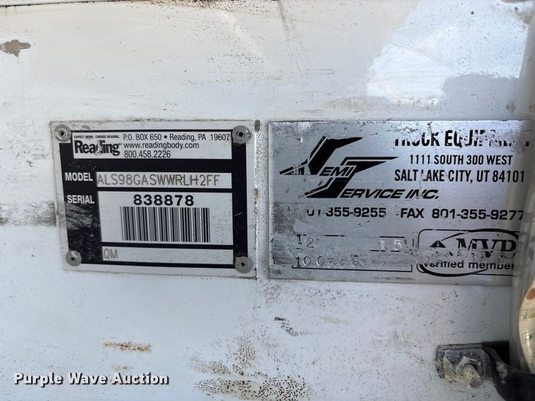 image for item EC8123 2016 Ford F250 Super Duty XLT SuperCab utility bed pickup truck