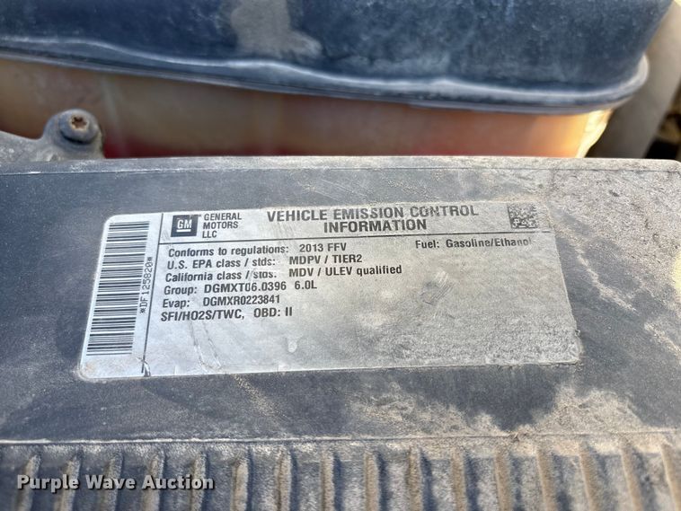 image for item EC8124 2013 Chevrolet Silverado 2500HD utility bed pickup truck