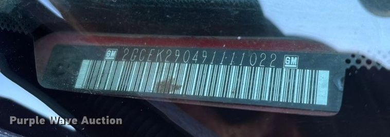 image for item ED2365 2009 Chevrolet Silverado Ext. Cab pickup truck