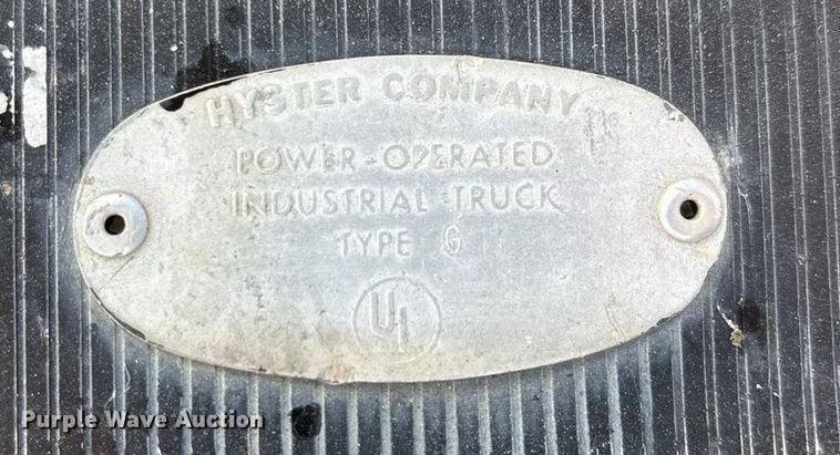 image for item ED2377 Hyster forklift