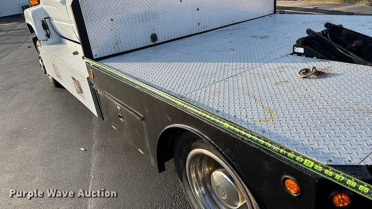 image for item ED2398 1997 GMC C6500 Crew Cab flatbed truck