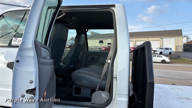 image for item ED2398 1997 GMC C6500 Crew Cab flatbed truck