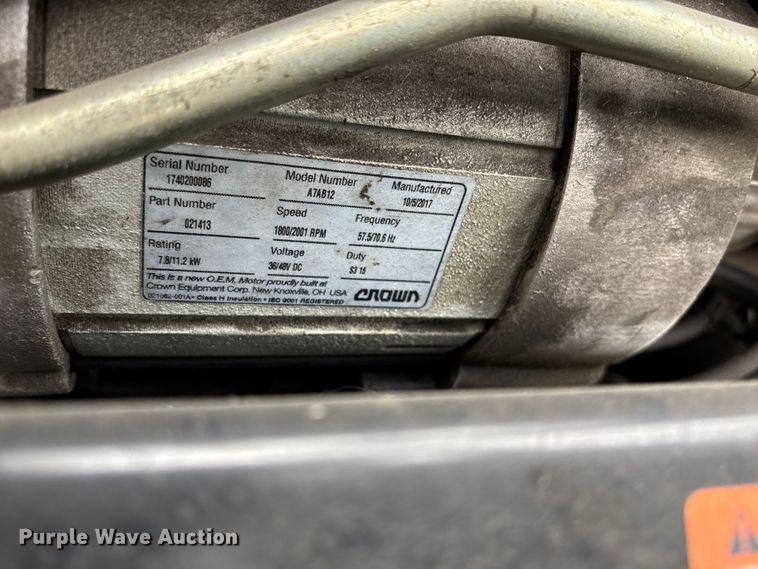 image for item EE4156 2017 Crown RC5515-30 forklift
