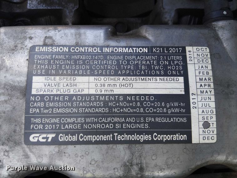 image for item EE4988 2017 UniCarriers CFS40 forklift