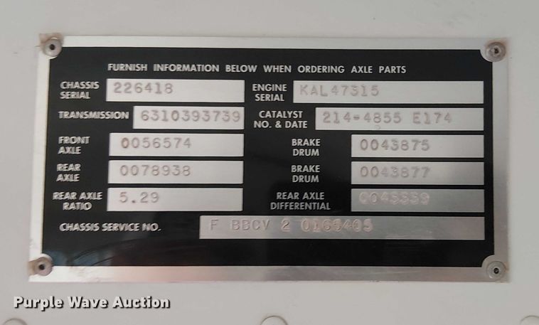 image for item EE5001 2005 Blue Bird School Bus school bus