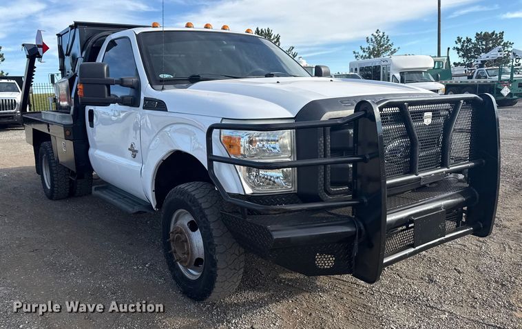 image for item EG1733 2012 Ford F350 XLT bale bed pickup truck